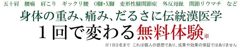 無料体験
